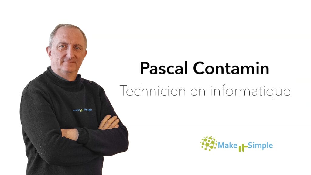Pascal est un technicien en informatique spécialisé dans le SEO, travaillant au sein d'une équipe.